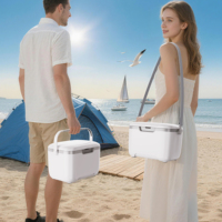 Glacière isotherme en plastique 10qt16qt personnalisée OEM/ODM pour pique-nique et camping, fabriquée en Chine