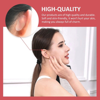 Vente en gros Autocollants d'oreille elfe en silicone transparent Correcteur d'oreille invisible cosmétique pour outils de maquillage