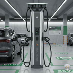 Starcharge Aries 600A DC Super <b>Fast</b> EV Charger NACS CCS1 Dual <b>Plug</b> ODM Commercial Electric Vehicle <b>Charging</b> Station - Product Image 1