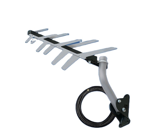 BAIAO High Gain Aluminum Outdoor Digital TV Antenna UHF VHF YAGI Pole Mount CE Certified for Local Free TV Channels