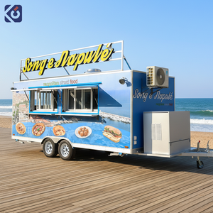 Remorque alimentaire mobile CAMPTRL, remorque de restauration entièrement équipée, chariots mobiles de crème glacée, de café, de pizza, de tacos, camion de nourriture, boutique - Product Image 1