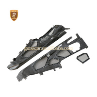 Couvre-moteur de voiture en fibre de carbone sèche de style OEM, panneaux de compartiment moteur pour Lamborghini Huracan LP580 LP610