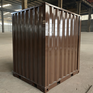 Smartbox nhiệm vụ nặng nề Modular lưu trữ container demountable Knock-down phẳng gói thép đơn vị với đôi cửa truy cập - Product Image 4