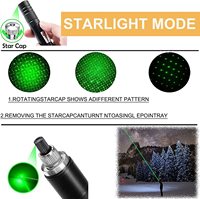 710USB haute puissance vert et rouge pointeur Laser moderne en plein air chasse et enseignement outil Pet interactif et mouvement vert chat jouet
