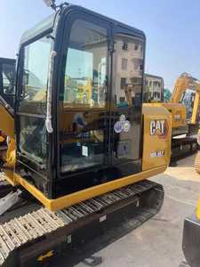 Excavatrice sur chenilles hydraulique mini CE certifiée Caterpillar Cat 305.5E2 d'origine japonaise, 5,5T, avec accessoire tarière Cummins - Product Image 5