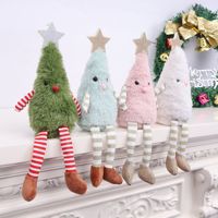 Peluche elfe de Noël personnalisée OEM ODM Vente en gros d'usine Peluche elfe jouet fille garçon avec de longues jambes pour la décoration de Noël