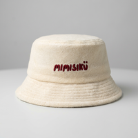 Nouveau chapeau d'été pour enfants, chapeau de pêche en tissu éponge avec sangle mentonnière coupe-vent, protection solaire, casquette de pêcheur