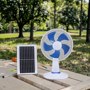 Mechanical Control Car Ventilation Fan-Portable Solar & Battery <b>Powered</b> Foldable Design Mechanical Control Easy to Use and Maint - Product Image 5