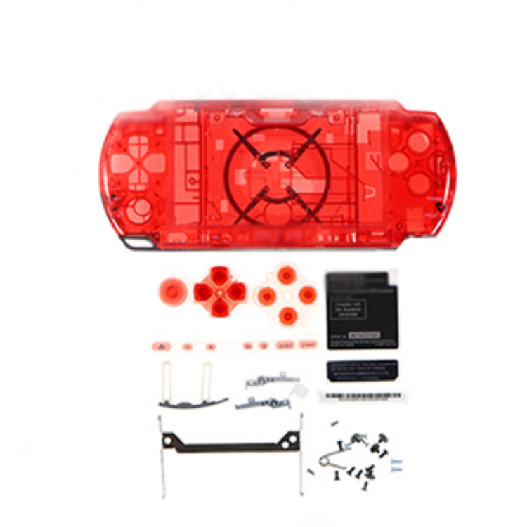 完全に透明なハウジングシェルケースセットPSP3000ゲームコンソール