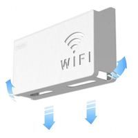 Étagère murale pour routeur Wifi sans fil, boîte de rangement en plastique ABS, support pour routeur, support pour câbles et alimentation, boîte organisatrice pour salon