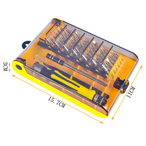 Kit de tournevis multifonction manuel en acier OEM 45 en 1 pour démontage et réparation de téléphones portables et horloges - Vente en gros - Product Image 2
