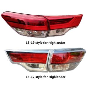 Luces LED para el parachoques trasero, luces traseras, luces de freno y luces antiniebla compatibles con los modelos Highlander 2018-2019. - Product Image 3