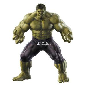 Famoso film di supereroi <span class=keywords><strong>Action</strong></span> <span class=keywords><strong>Figures</strong></span> muscolo a grandezza naturale uomo fibra di vetro <span class=keywords><strong>Hulk</strong></span> statua scultura in resina - Product Image 1