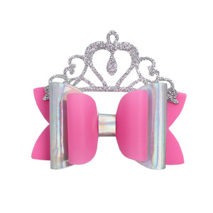 Accessoires pour <span class=keywords><strong>cheveux</strong></span> personnalisés à paillettes sur le thème des personnages <span class=keywords><strong>de</strong></span> Wicked, pinces à <span class=keywords><strong>cheveux</strong></span> <span class=keywords><strong>de</strong></span> princesse en gros, accessoires pour <span class=keywords><strong>cheveux</strong></span> nœuds roses et verts inspirés du film - Product Image 6