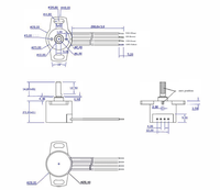 Capteur d'angle de braquage à effet Hall TOPVR pour moteur synchrone à aimant permanent, sortie Sin&Cos, rotation 360° pour véhicule automobile