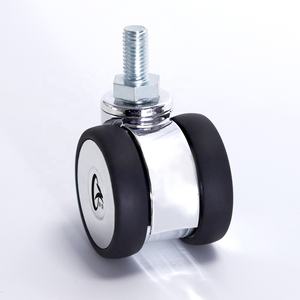 Europäischer Stil Möbelrollen Kleiner Tisch 2 Zoll Lenkrollen 50mm Bürotischbein <span class=keywords><strong>Mini</strong></span> Galvanisierte Schwenkrollen - Product Image 2