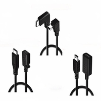 Adaptador Mini USB de 30cm para cámara digital LG V40 G7 Moto Z GoPro Hero 3, compatible con impresora de sincronización de carga USB
