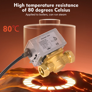 Válvula motorizada Yao Yang de 2 vías, válvula de bola eléctrica de latón para control de unidades de fan coil HVAC - Product Image 5
