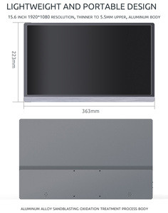 <span class=keywords><strong>Monitor</strong></span> Portátil de 13.3 y 15.6 Pulgadas con Pantalla Táctil Opcional, Tipo C, Altavoces Dobles Integrados, Compatible con Computadoras Portátiles - Product Image 4