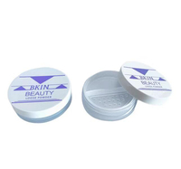 Poudre compacte rond et vide, compact, nouveau design, avec filtre ouvert et fermeture