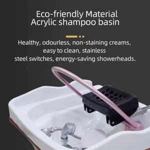 Bassin de lavage de cheveux mobile de nouvelle conception, hauteur réglable, pour le lavage des cheveux à l'arrière, lavabo de shampooing, évier à cheveux - Product Image 5