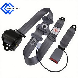 Cinto de Segurança Universal Europeu Genuíno com Fivela de Três Pontos e Trava de Emergência - Product Image 4