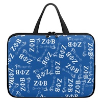 Sac d'ordinateur portable personnalisé ZPB Zeta Phi Beta en néoprène, multi-tailles, pour le bureau, fournitures professionnelles, tendance