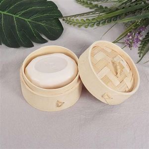 Ensemble de paniers vapeur à 5 niveaux de 6 pouces pour burgers, dim sum, pommes de terre, crevettes, tamales et autres plats - Product Image 3
