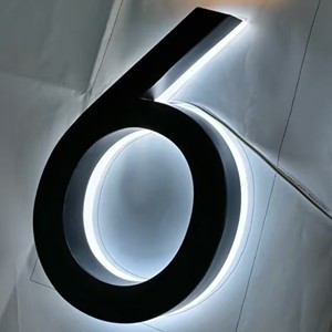 Personalizado al aire libre impermeable LED iluminado acrílico Metal <span class=keywords><strong>casa</strong></span> números signos hogar nombre figuras transformador hospitales - Product Image 5