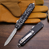 Couteau de poche multifonctionnel en aluminium, couteau utilitaire portable pour le camping, la chasse, la survie en plein air, couteau tactique EDC