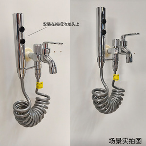 High Pressure <b>Cleaner</b> <b>Spray</b> Gun Adjustable Pressure ABS Material Descaling Stripping Use - Product Image 4