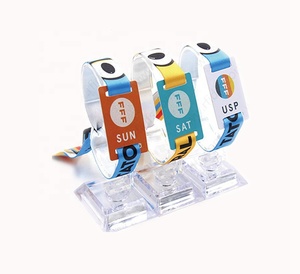 RFID smart NFC tag with QR code woven bracelet for acces Control input - Product Image 5