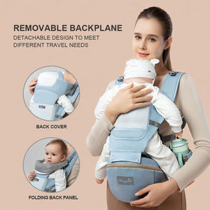 Multifunctional Baby <strong>Carrier</strong> with <strong>Hip</strong> Seat with Bottle Holder Ergonomic Baby <strong>Carrier</strong> Wrap for Newborns to <strong>Toddlers</strong> Hands-Free - Product Image 4