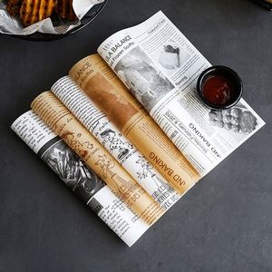 Deli Wrap <b>Paper</b> Sheets Greaseproof Hamburger Sandwich <b>Wrapping</b> <b>Paper</b> Custom Printed Food Basket Liners for Fast Food Picnic - Product Image 6