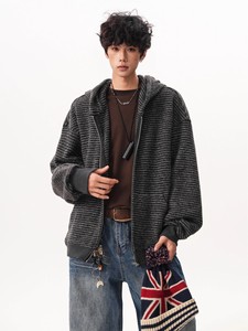 Sudadera con Capucha Personalizable con Logotipo, Cálida, Duradera, Cómoda, Resistente al Viento, Diseño Americano, con Cierre para <span class=keywords><strong>Hombre</strong></span> - Product Image 1