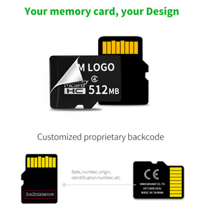 Scheda di Memoria <span class=keywords><strong>Micro</strong></span> <span class=keywords><strong>SD</strong></span> Originale al 100% con Chip Taiwan, Capacità Completa 128MB 256MB 512MB, Logo Personalizzabile - Product Image 3