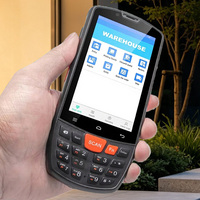 Terminal de collecte de données robuste portable Android 12/15 PDA avec lecteur de codes-barres 2D, NFC, protection IP65, 64 Go de ROM pour entrepôt, logistique et coursier