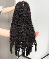 Perruque brésilienne 13x4 Full Lace Front, dentelle HD transparente 5x5, densité 250%, grade 12A Remy, courte et bouclée