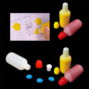 SUPERDOTS – marqueur de peinture vide pebd, bouteille en plastique, marqueurs de Graffiti rechargeables, tampon de vadrouille avec pointe en tissu éponge de 15mm - Product Image 5