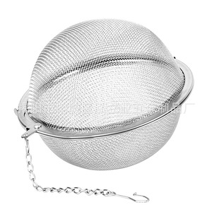Stainless Steel Seasoning Balls M Size With Handle Clip On Lid For Stewing Cooking Spice Filter Tea Infuser - Product Image 5