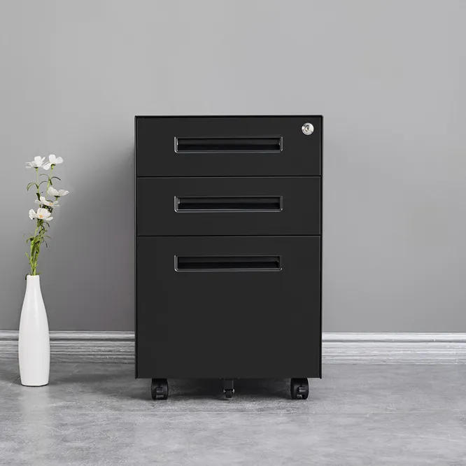 Office equipment mobile file pedestal 3 drawer mobile pedestal price pedestal cabinet specification