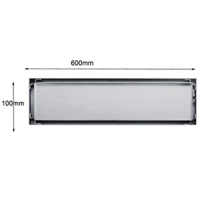 <span class=keywords><strong>Baño</strong></span> Invisible 100*600mm ducha drenaje canal piso Acero inoxidable lineal oculto piso desagües canal drenaje rejillas - Product Image 6