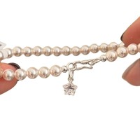 S925 Sterling Silber Stern-Zirkon Perlenarmband für Damen Instagram-Style Leichter Luxus Nischen-Design Exquisites Geschenk