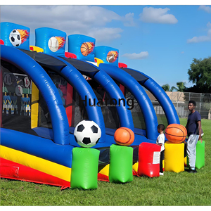 Juego Inflable de PVC para Fiestas Infantiles, Juego Deportivo de Carnaval con Personajes de Dibujos Animados, Juego Interactivo 4 en 1 - Product Image 3