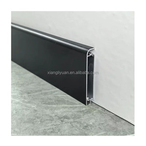 Installation facile Accessoires de décoration mats pour sols domestiques <span class=keywords><strong>Plinthe</strong></span> en alliage d'aluminium Ligne de <span class=keywords><strong>plinthe</strong></span> Profil Garnitures de carreaux - Product Image 2