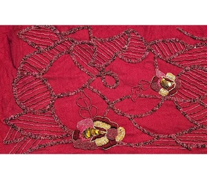 Venta al por mayor de lujo 100% poliéster tela de encaje nupcial bordado brillo tul con cuentas de lentejuelas tubo ecológico para niñas - Product Image 1