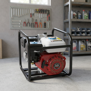 Pompe à eau haute pression SS SAMSON SWP20 avec moteur à essence, durable, usage agricole professionnel - Product Image 1