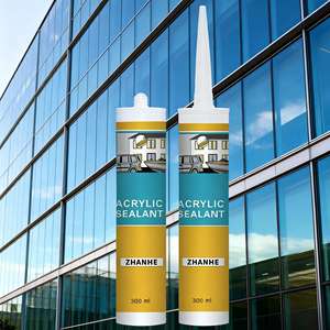 Sellador Acrílico a Base de Agua Impermeable, <span class=keywords><strong>Precio</strong></span> Directo de Fábrica, Fuerte Adhesión, Sellador de Silicona Acrílica para Construcción de Edificios - Product Image 2