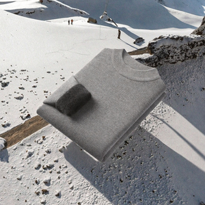 Nouvel arrivage de pull en molleton à col rond d'automne pour hommes standard anti-rétrécissement tricoté respirant confortable vente en gros - Product Image 3