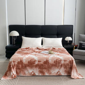 Wholesale Woven Super Soft Flannel Fleece <b>Throw</b> Blanket 100% Polyester Solid Pattern Winter <b>Sofa</b> <b>Cover</b> Anti-Pilling Modern - Product Image 1